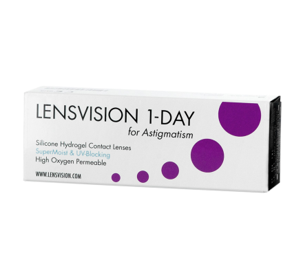 LENSVISION 1-DAY for Astigmatism <span>30 Tageslinsen</span>
