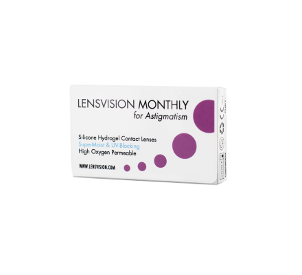 LENSVISION MONTHLY for Astigmatism <span>3 Monatslinsen</span>