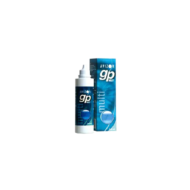Lens Care Avizor GP Multi 240ml & 1 case buy online at lensvision.ch