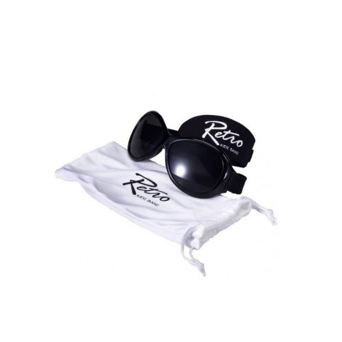 KidBanz Retro Black (2-5 Jahre) Babysonnenbrillen Baby Banz