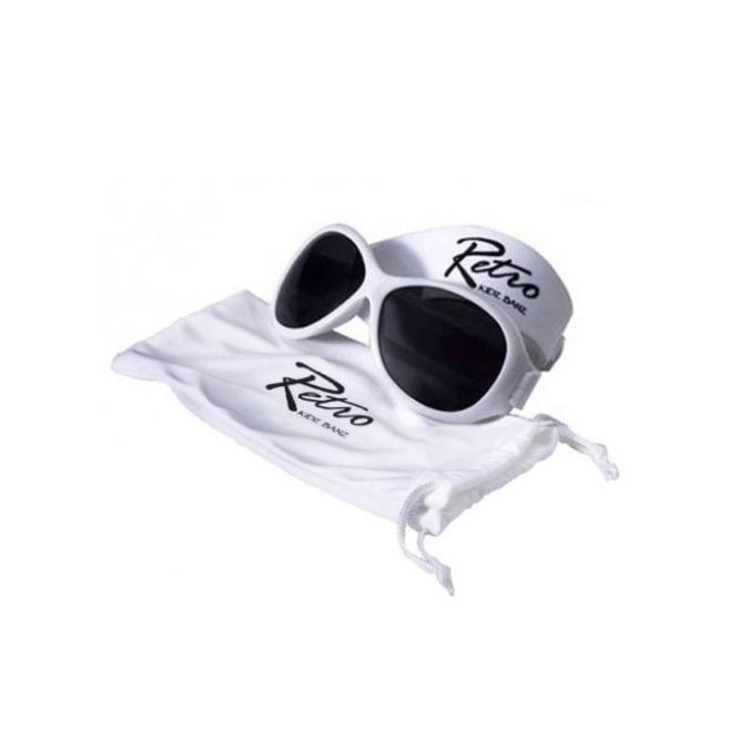 KidBanz Retro White (2-5 Jahre) Babysonnenbrillen Baby Banz