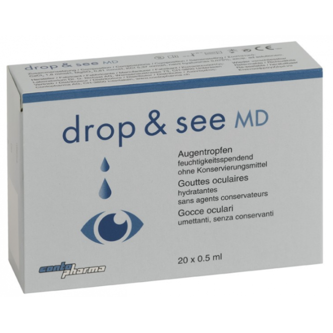 CONTOPHARMA Benetzung drop & see MD 20 x 0.5 ml