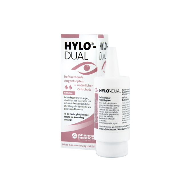 Lens Care HYLODUAL Eye Drops 10ml buy online at lensvision.ch