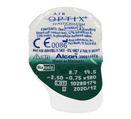 contact lenses air optix for astigmatism 6 monthly lenses buy