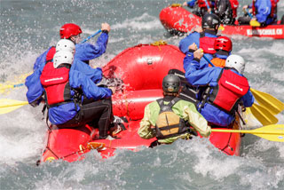 rafting