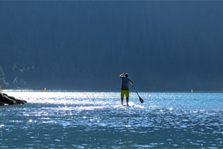 windsurfing